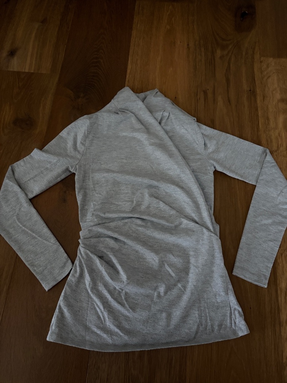 Ann Taylor Women’s Long Sleeve Gray Wrap-Style Top - Sz XXS